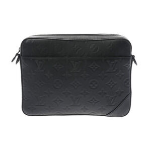 Louis Vuitton Shadow Black Duo Messenger Bag Noir Black Shoulder